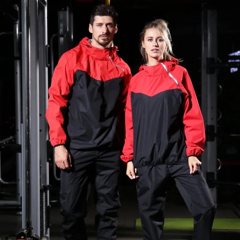 Sauna Top & Bottoms gymnastics suit for weight loss Non Rip boxe MMA Training Gym Workout Jacket/Pants