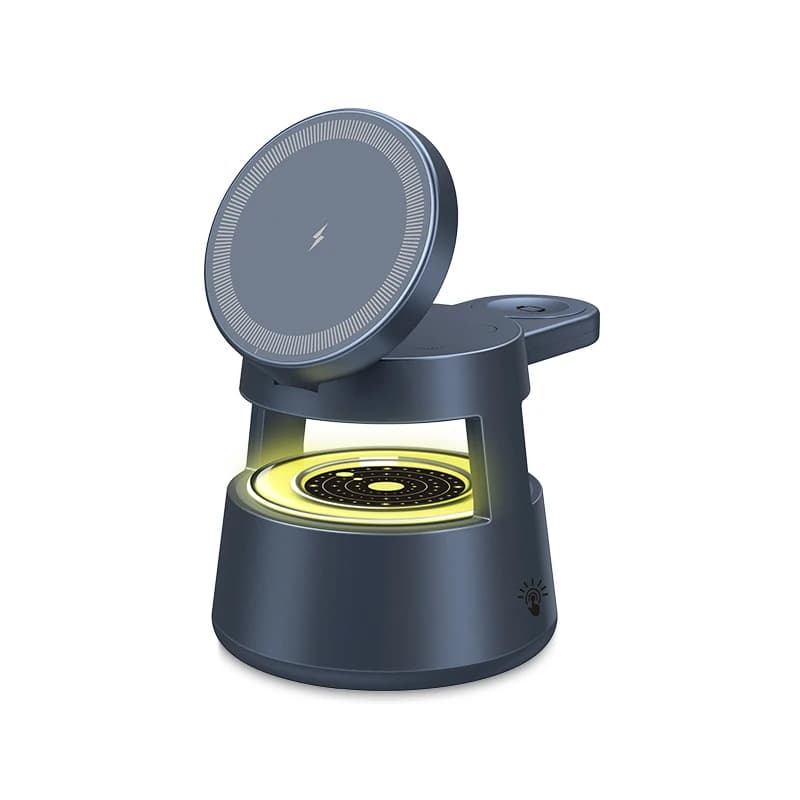 4-in-1 Wireless Charger Station for iPhone 16/15/14 Series IWatch Ultra 8/7 for AirPods Pro 3/2 OVP Short Circuit