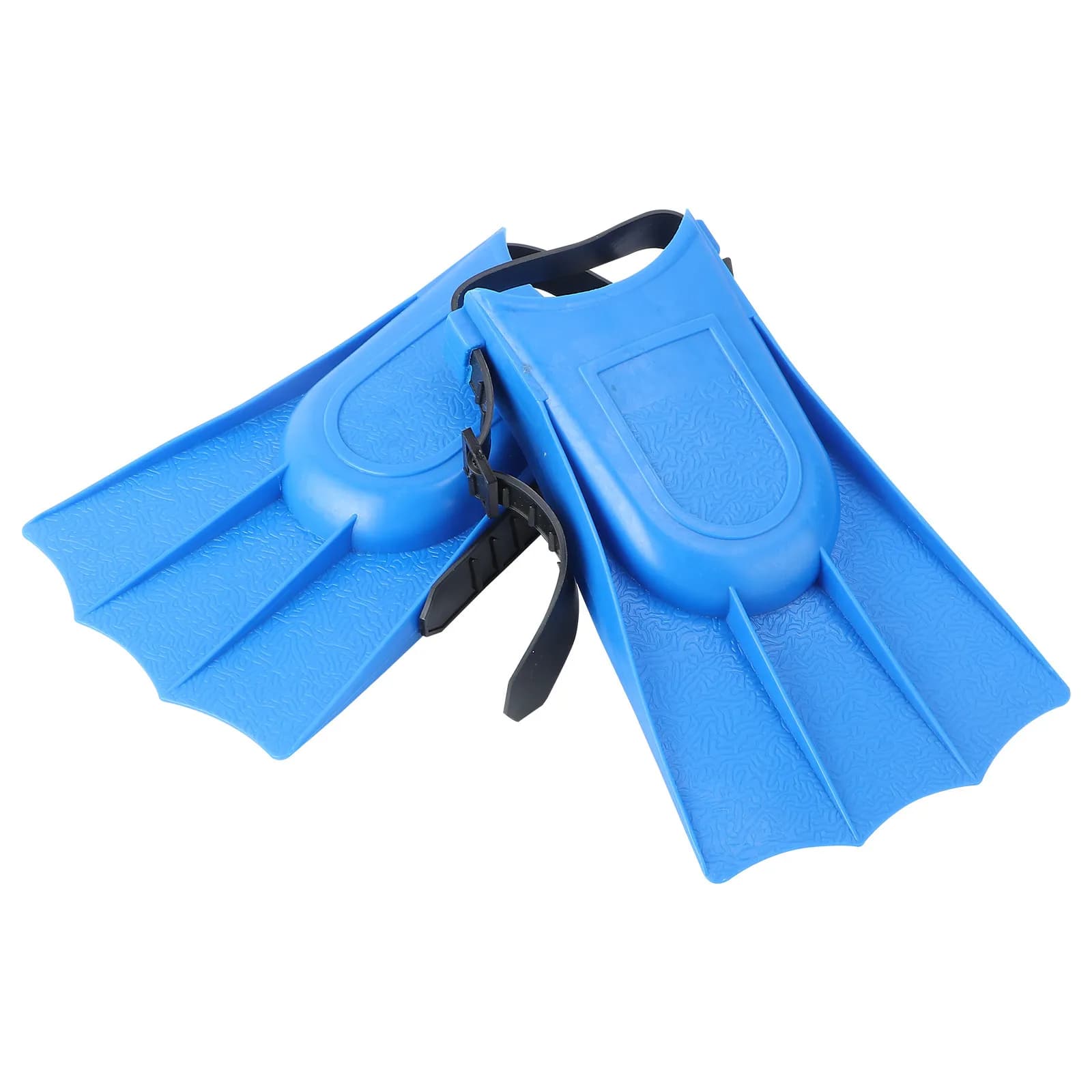 Kids Adjustable Blue Diving Flippers Soft Comfortable Swimming Snorkeling Training Tools Snorkeling Fins Adjustable Fins