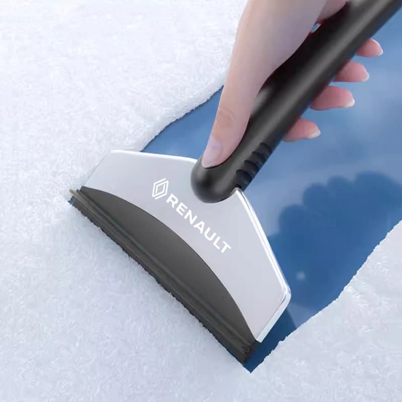 Car Snow Brush Cleaning Shovel Glass Ice Scrapers Drying Cloth Towel For New Renault Clio Megane Trafic Captur Master Logan