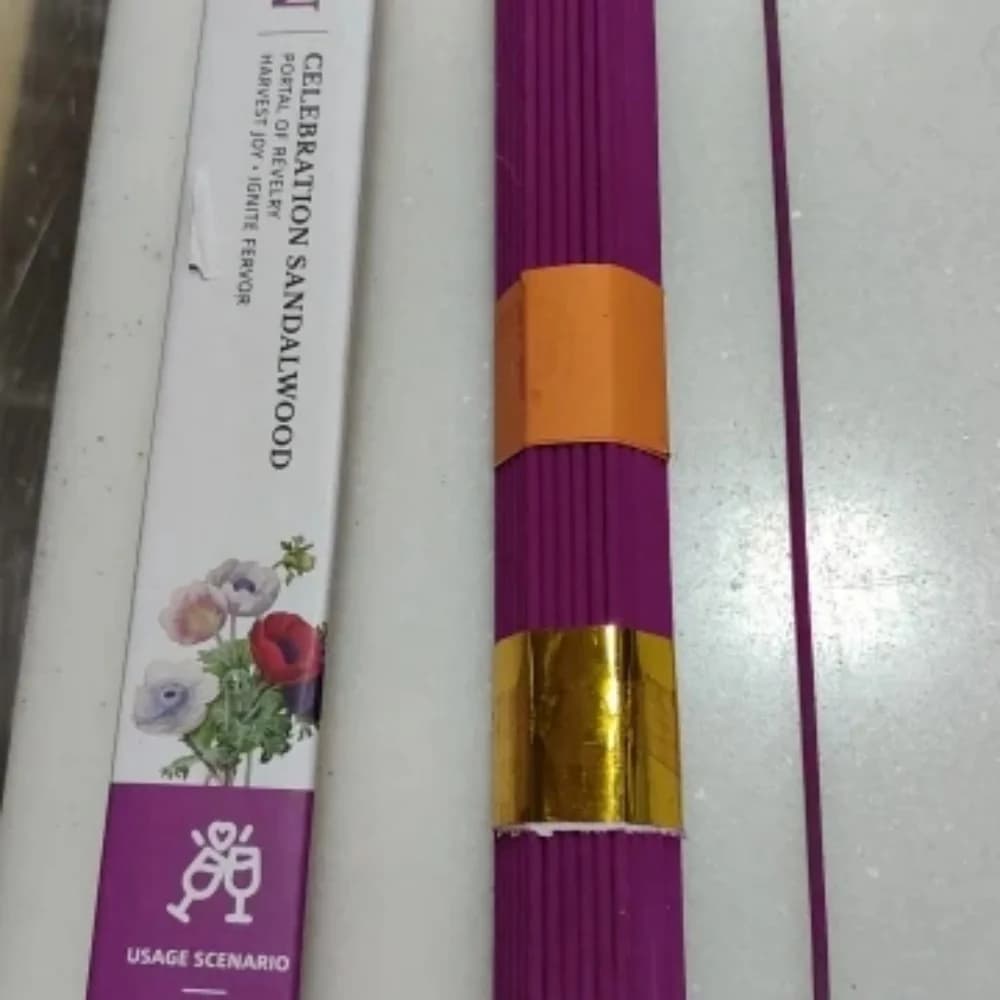 Bastoncini di incenso naturale al sandalo per la casa | Meditazione rilassante, yoga, preghiera, cerimonia di benedizione, culto del Buddha | Durevole
