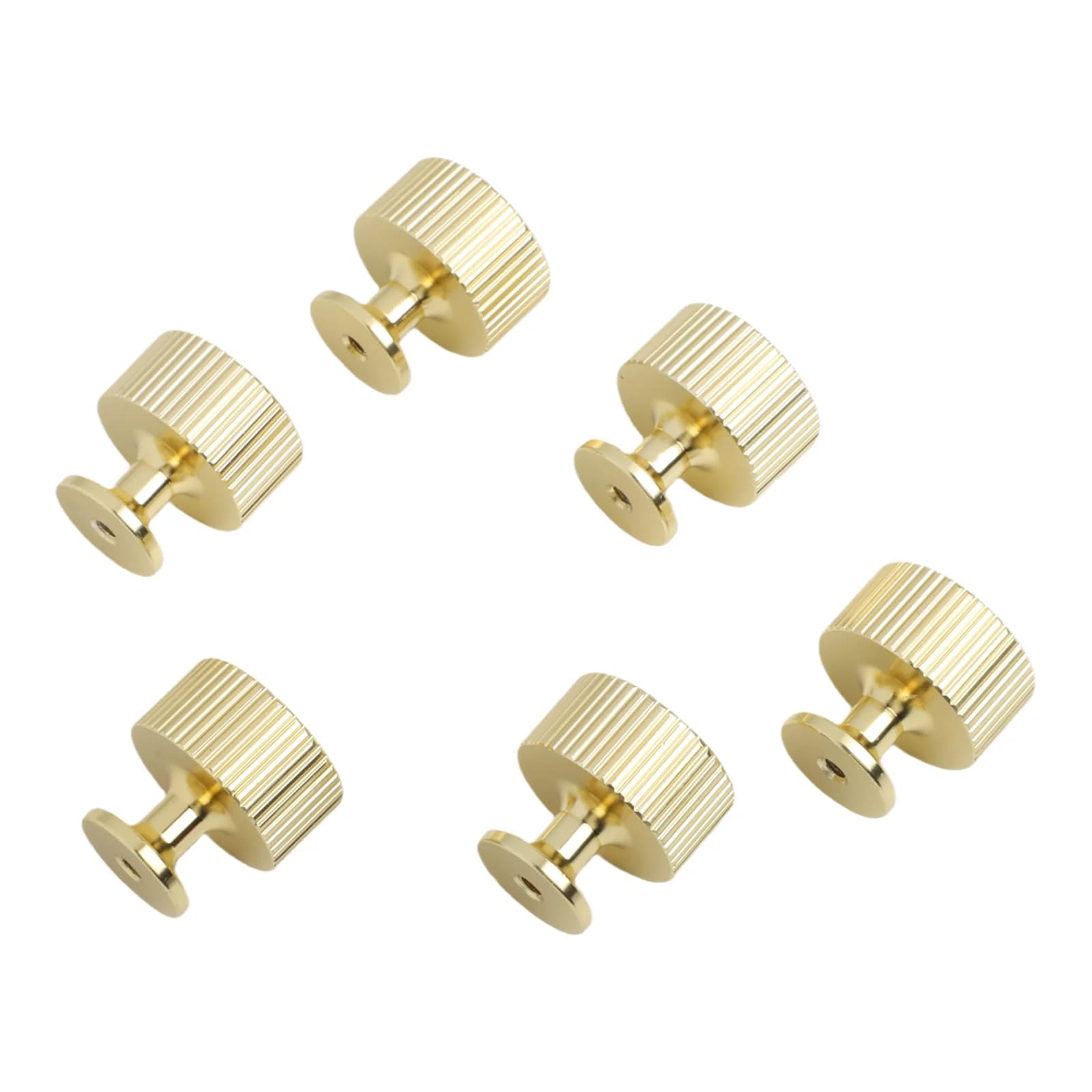 6pcs Aluminum Alloy Handles Designed for Cabinets For Drawers Wardrobes Bookcases Chests and Shoe Storage Units