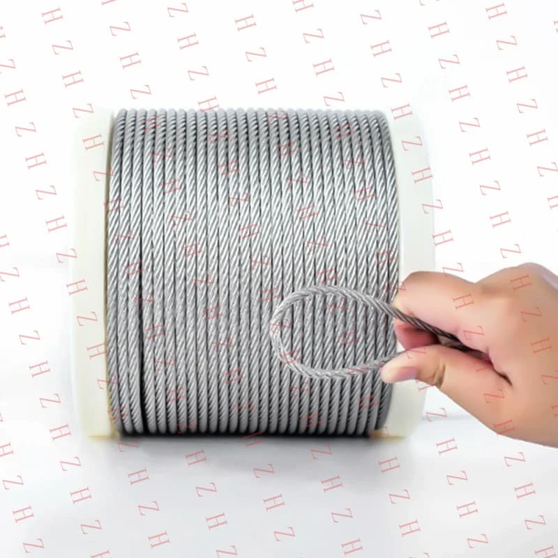 Cavo in acciaio inossidabile U+316 per uso marino 7x7/7x19 per stendibiancheria【Venditori all'ingrosso con messaggio privato】