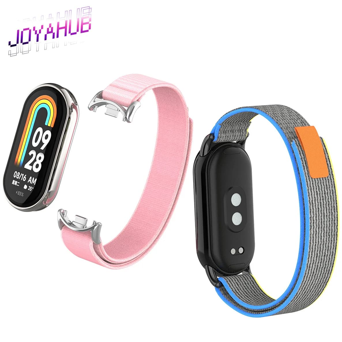 LOGO personalizzato per braccialetto Xiaomi 10 cinturini in nylon tessitura Wild Path Loop Velcro braccialetto intelligente cinturino accessori per la modifica dell'orologio