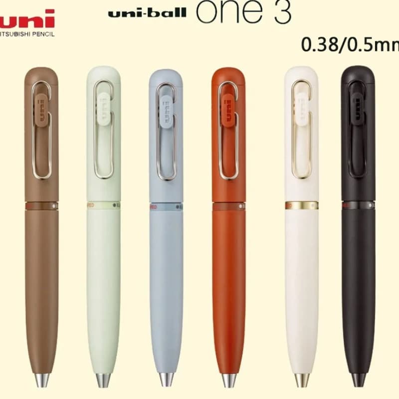 Uni-ball One UME3-SR Mini Multifunction Pen,One-Handed Switching Black/Red/Blue High Quality Water-Based Ink School OfficeSupply