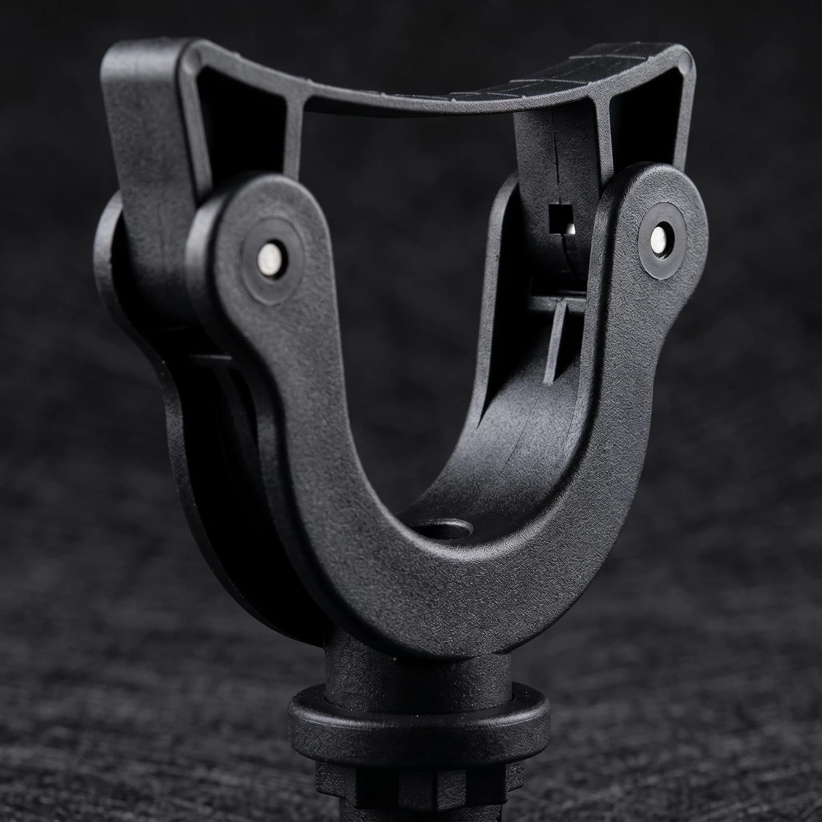 2 Pieces Kayak Paddle Holder Rigid Paddle Holder with Mounting Base Fishing Net Clip Quick Access Accessory Heavy-Duty