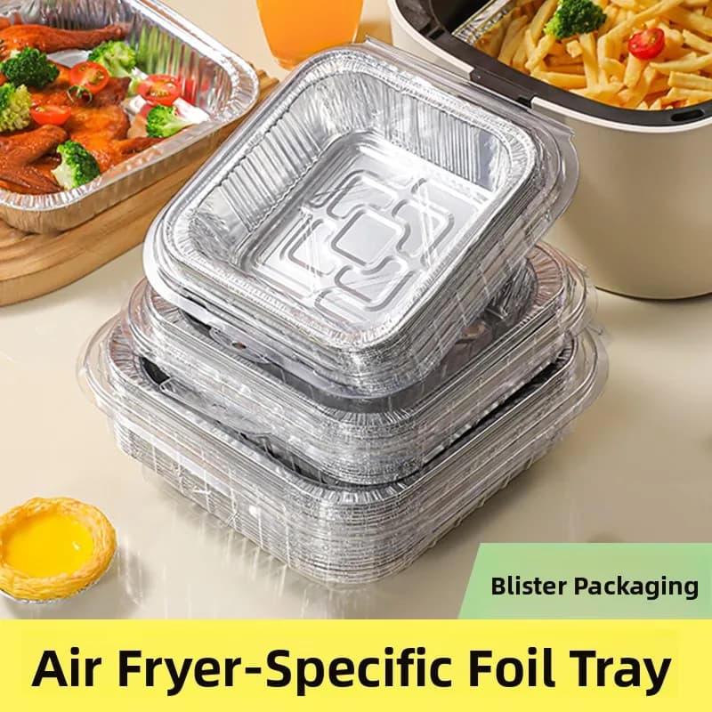 Aluminium bowl Refined for Fryer, Oven and BBQ - Roasting Kitchen Tools