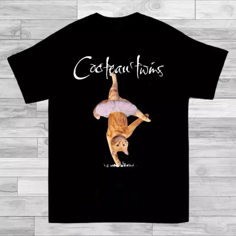 Cocteau Twins Band Album Tour Black T Shirt Cotton Adult S 5XL