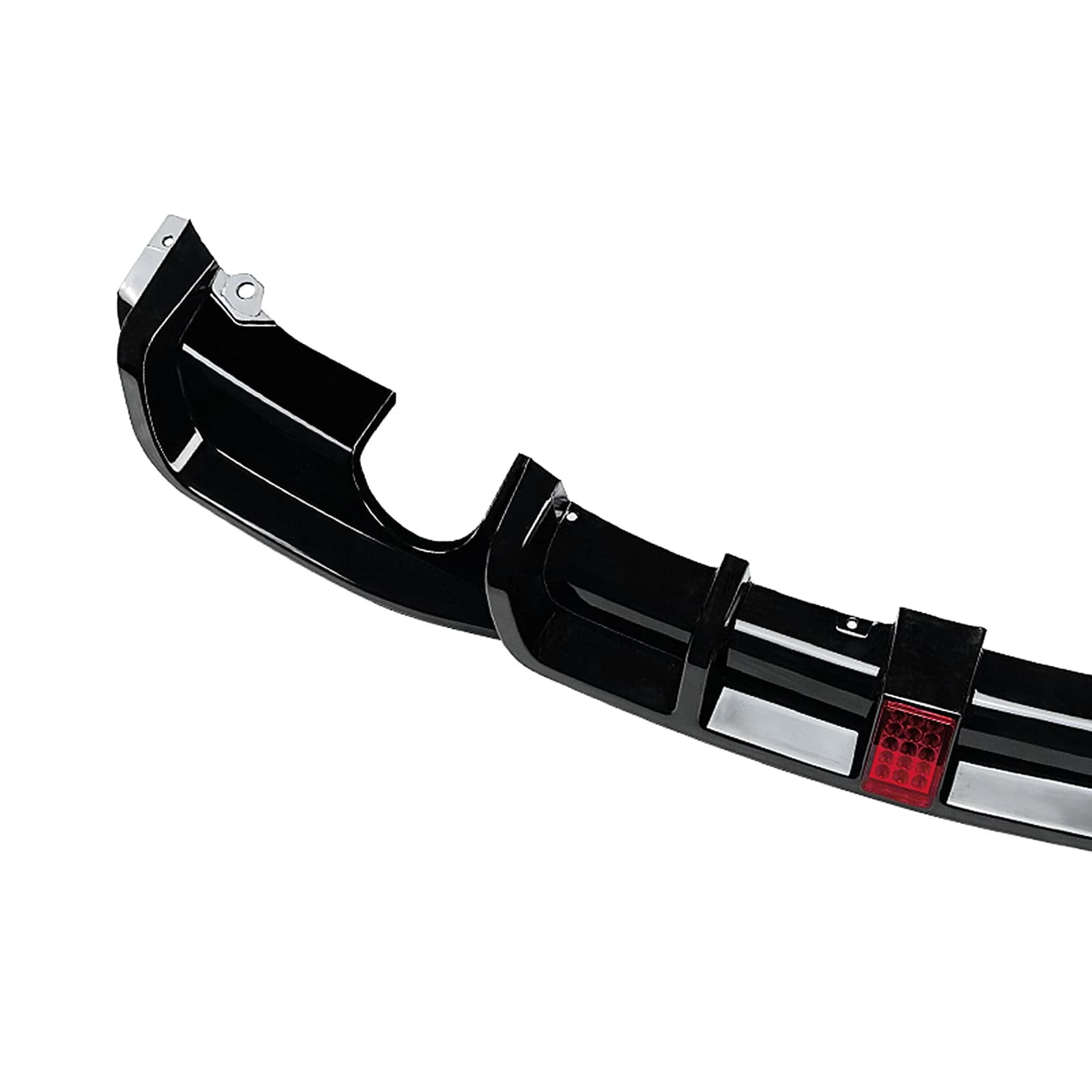 Rear Bumper Diffuser Lip For BMW F30 3-Series M-Sport 2013-2019 Gloss Black Tail Boot Spoiler Plate Body Protector Bracket Kit