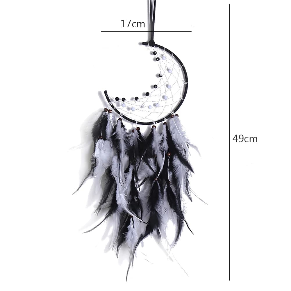 Dreamcatcher Net Handmade Crafts Dream Catcher Pendant Pearl Feather Exquisite Accessories for Home Windows Door Bedside