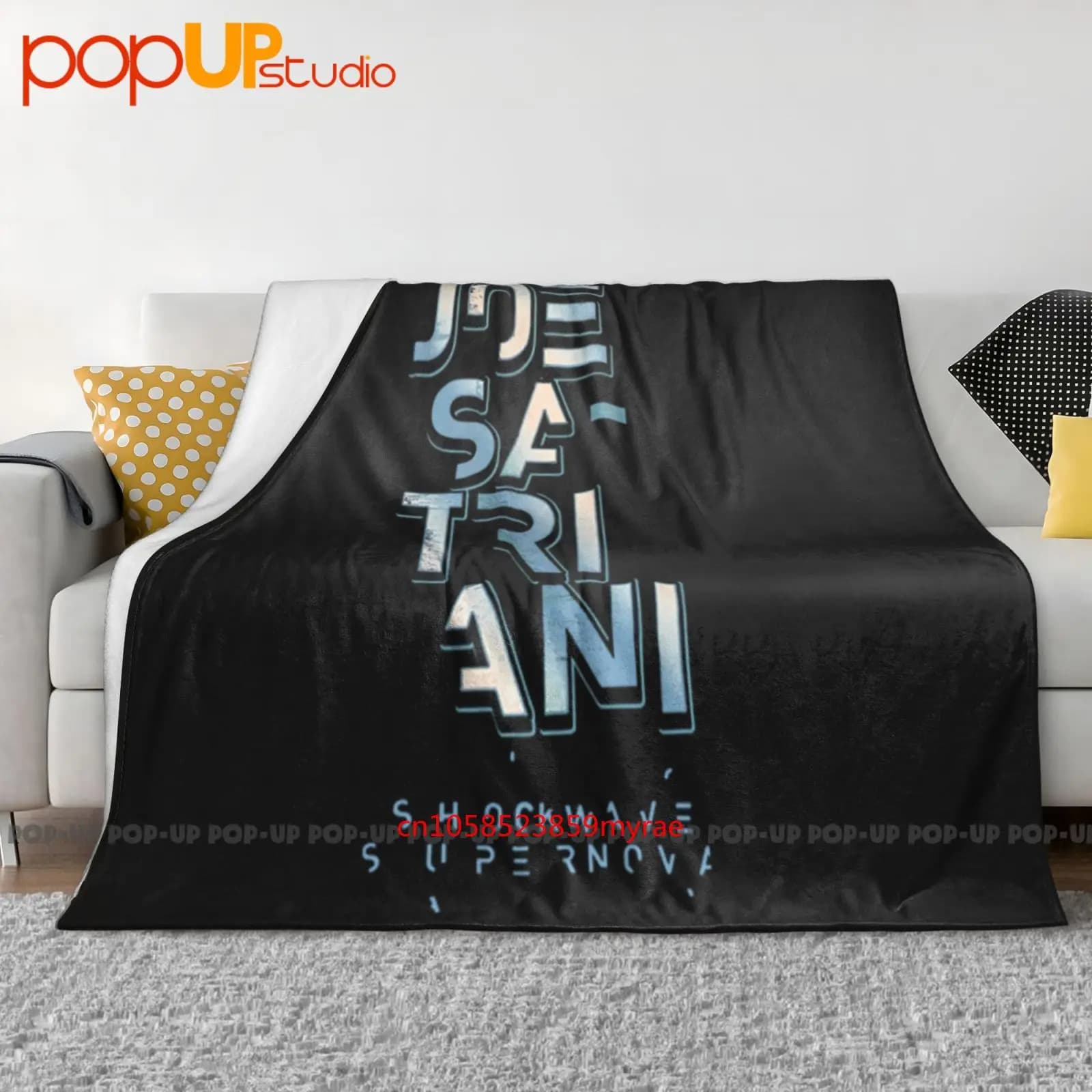 Joe Satriani Large 2015 Shockwave Supernova Amazing Guitarist Ultra-Soft Blanket Quilt Winter Sofa Cover Bed Covers