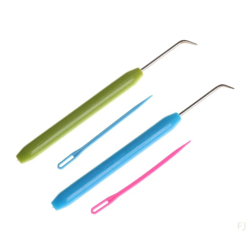 [YU] Set di 4 uncinetti e ferri per maglieria per Knifty Knitter e telaio per maglieria