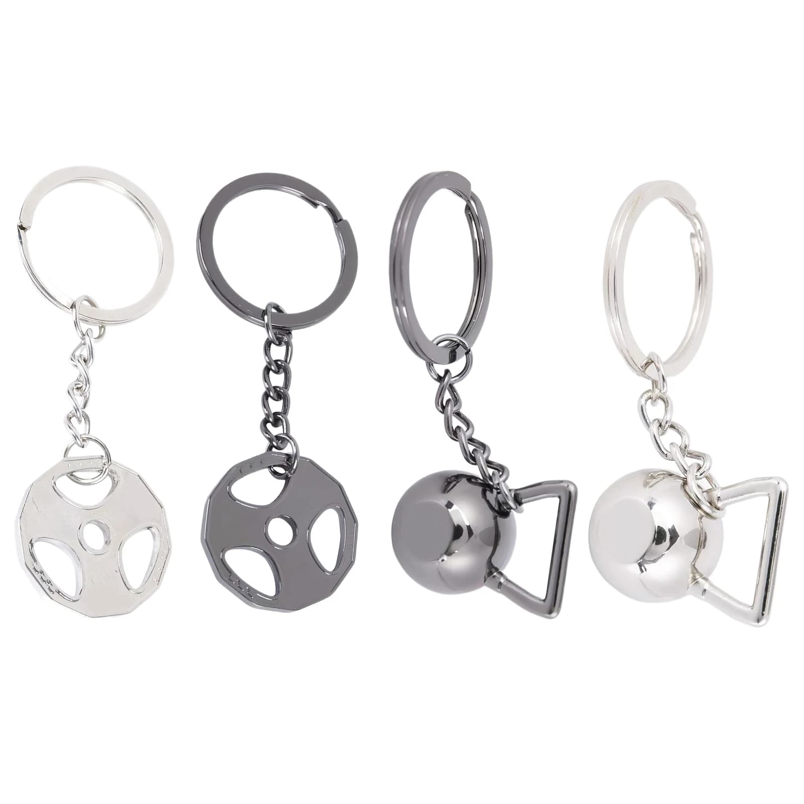 Kettlebell Keychain Kettlebell Zinc Alloy Gym Bags Women's Gym Bag Band Backpack Polishing Mirror Galvanotecnica
