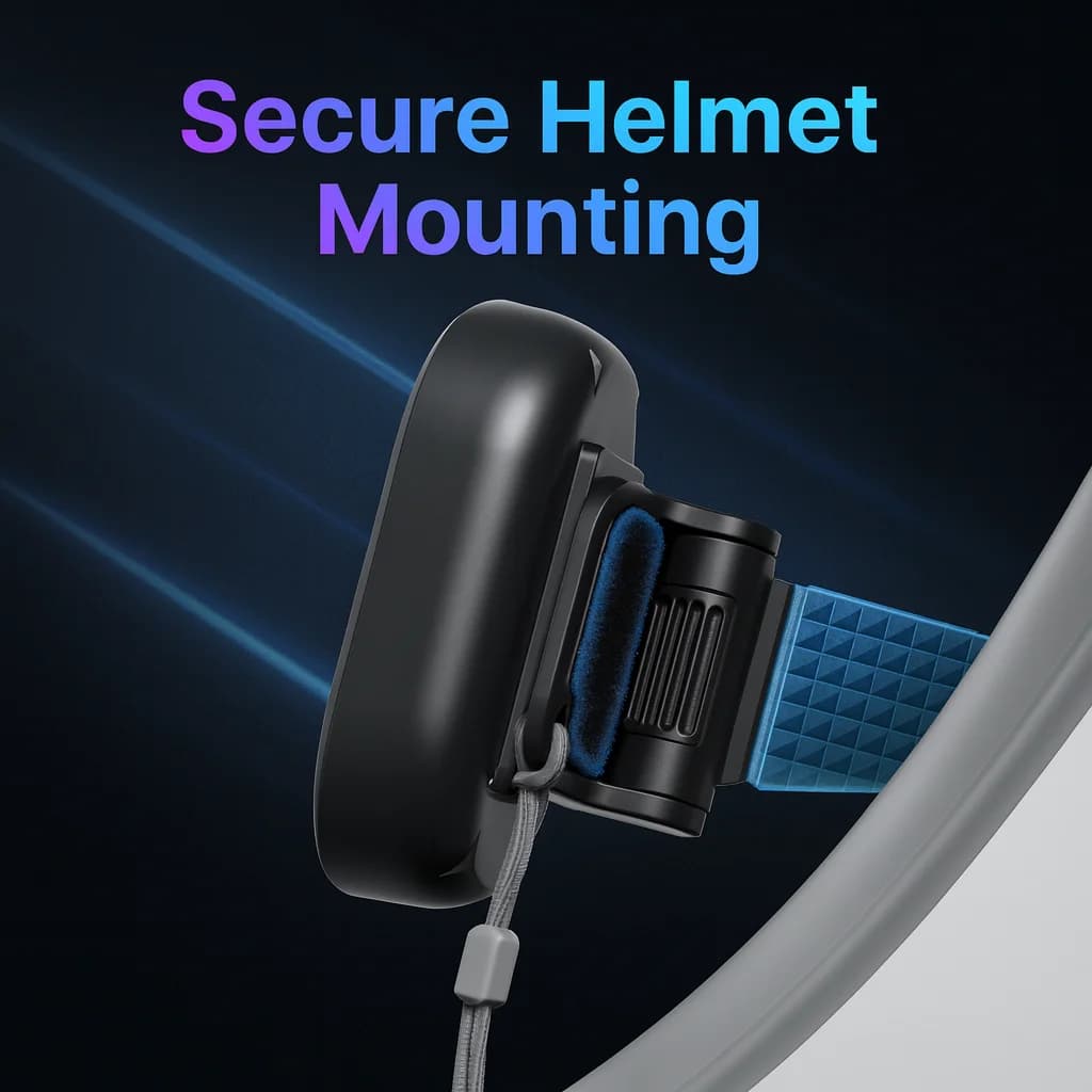 For Insta360 GO 3S / GO 3 Helmet Mount | 360° Rotation | Secure Fit for Motorcycle Helmet | Action Camera Accessories