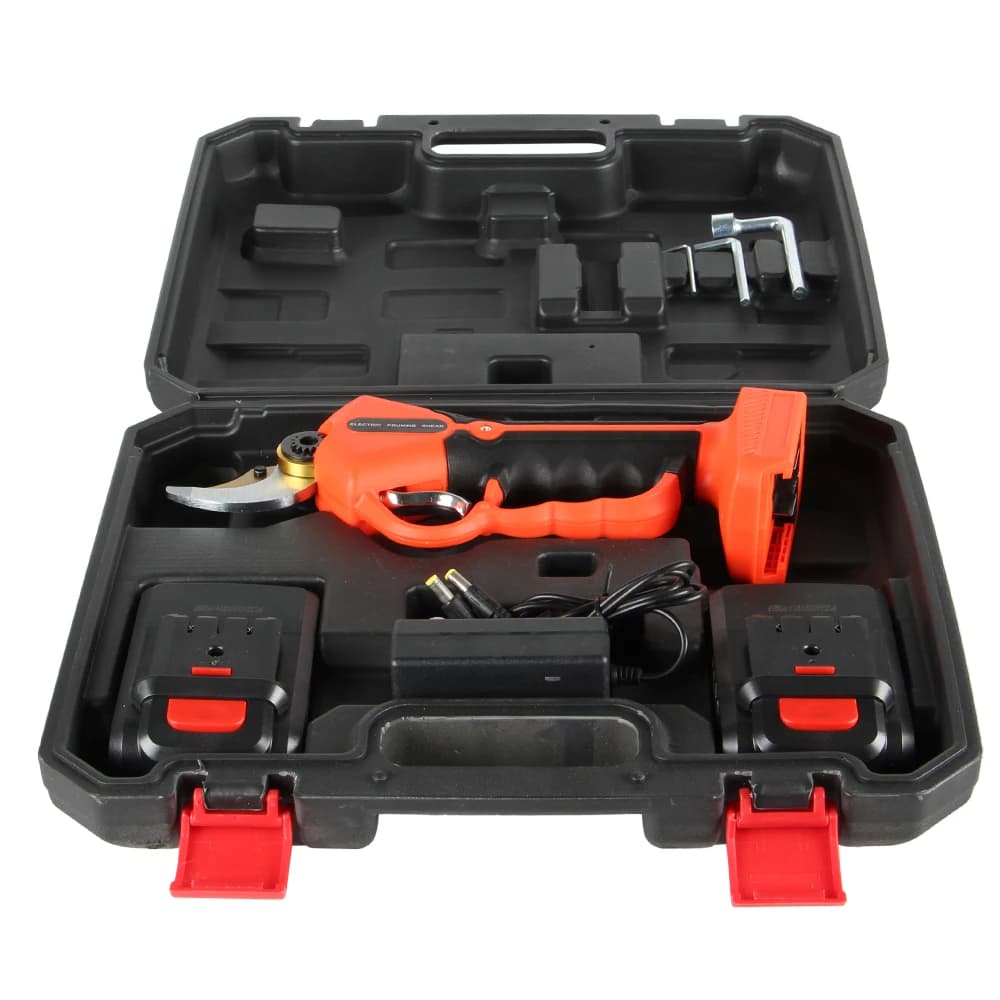 830B 21V custom battery pruning shear, professional electric garden cutter 2,6 Ah battery powered shaft booster,