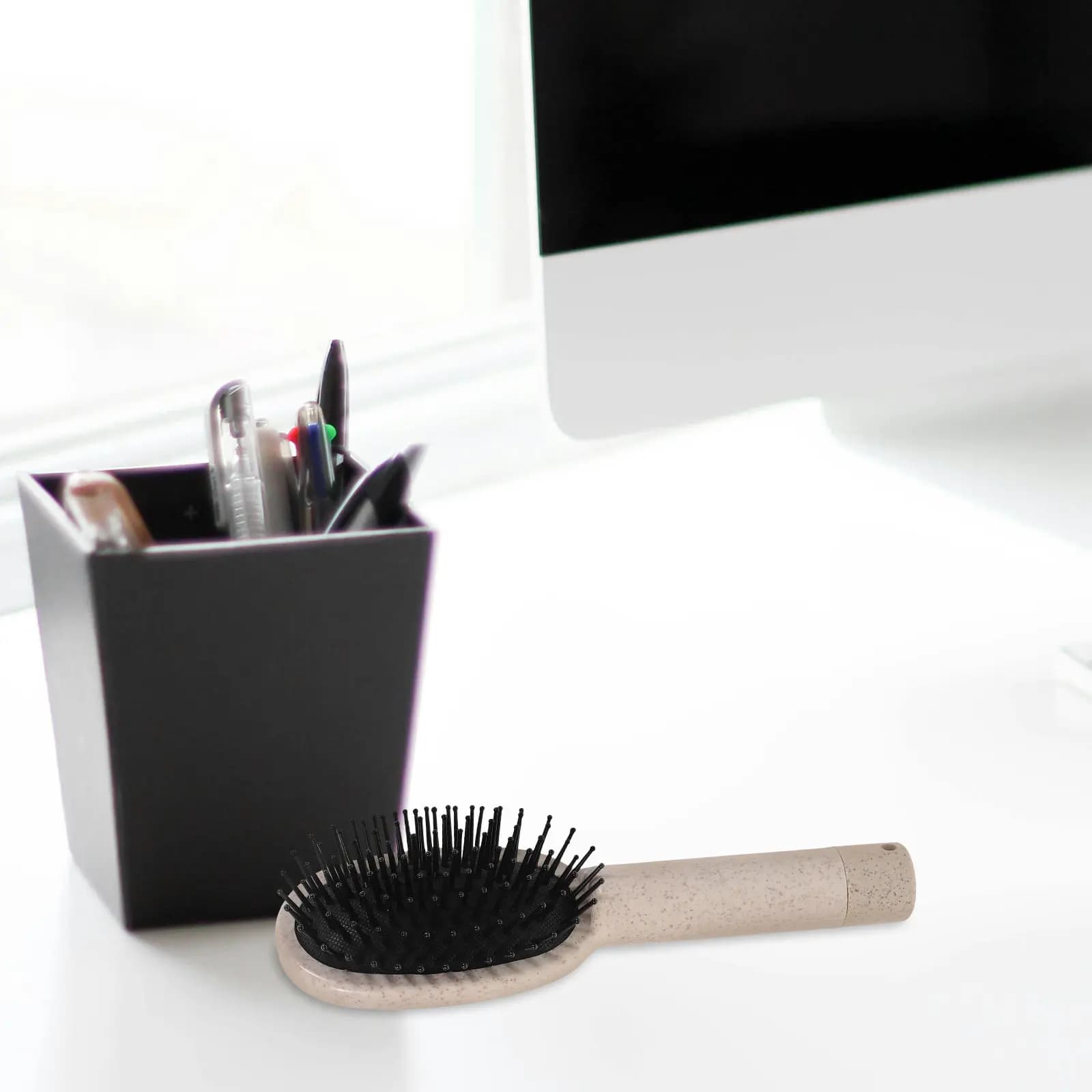 Hair Brush Storage Box Portable Secret Compartment Travel Concealed Money Jewelry Safe Hidden Container Beige A Hidden Comb