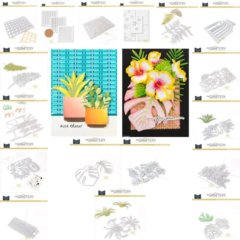 Stencil and Fustelle for Decoration Garden Vase, New Arrival 2026, Stencil for Scrapbook and Diary, Embossing Template, DIY Tickets