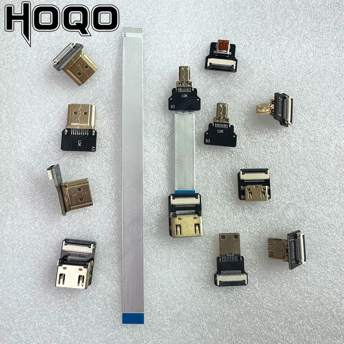 Ribbon FPV HDMI Connector Anti-interference Flexible Flat FPC Cable Raspberry Pi 4 Micro Mini HDMI Cable