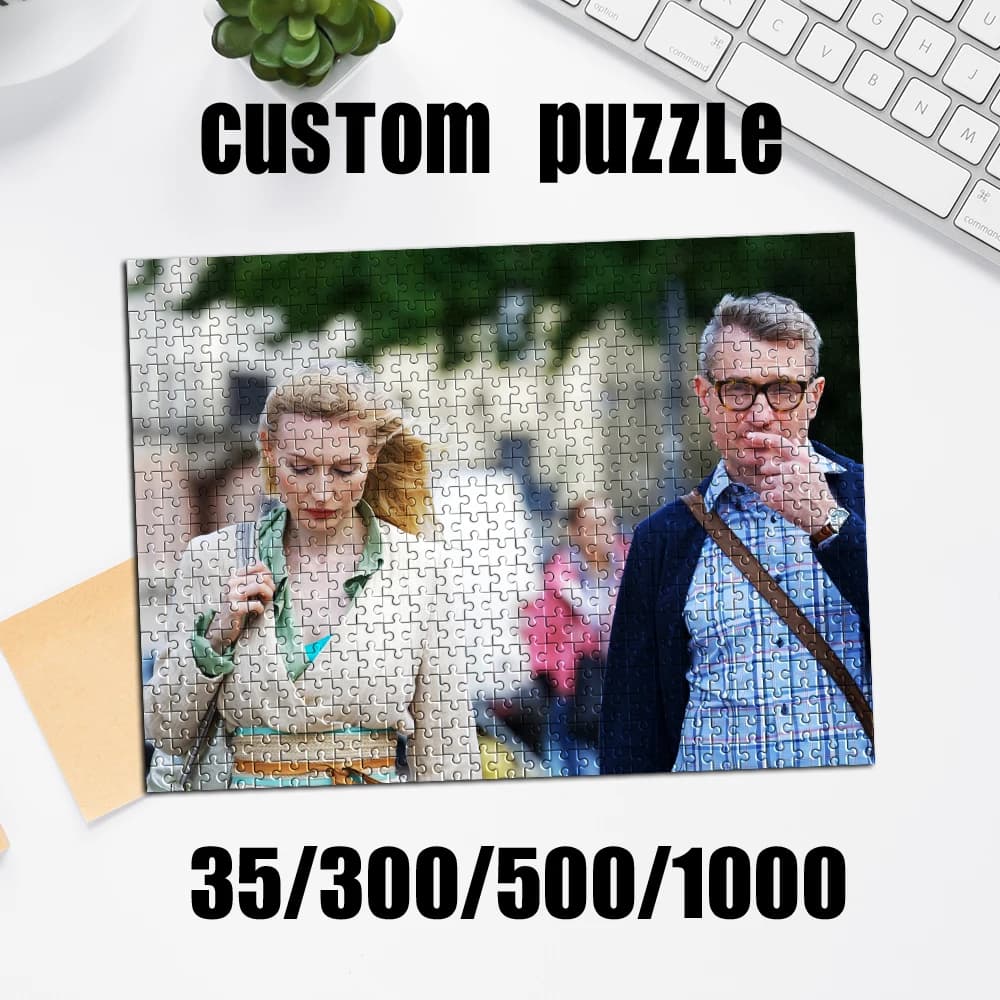 35/300/500/1000pcs Personalized Custom Photo Puzzle family photo Customize Picture Gift Personalized Puzzle Family Photo Puzzle