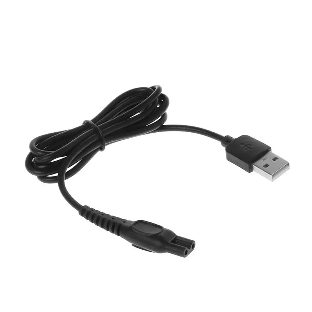 Cavo di Alimentazione 1M 5V HQ8505 A00390 per Rasoio Elettrico, Caricabatterie, Adattatore USB, Cavo di Ricarica
