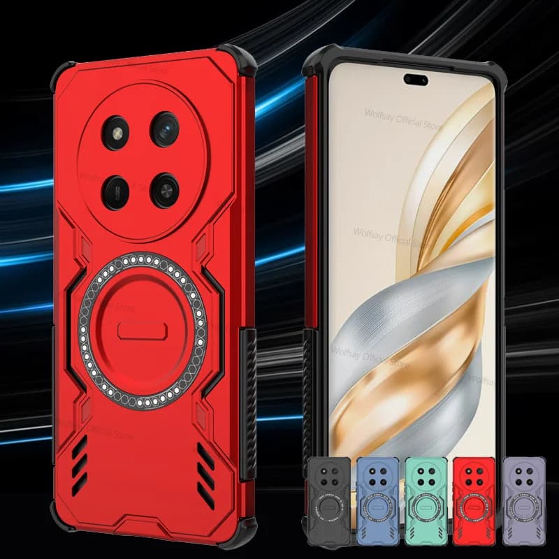 Magnetic Heat Dissipation For Honor Magic 7 Lite Case Honor Magic 7 Lite Cover Cases Shockproof Magsafe Wireless Charge Cover