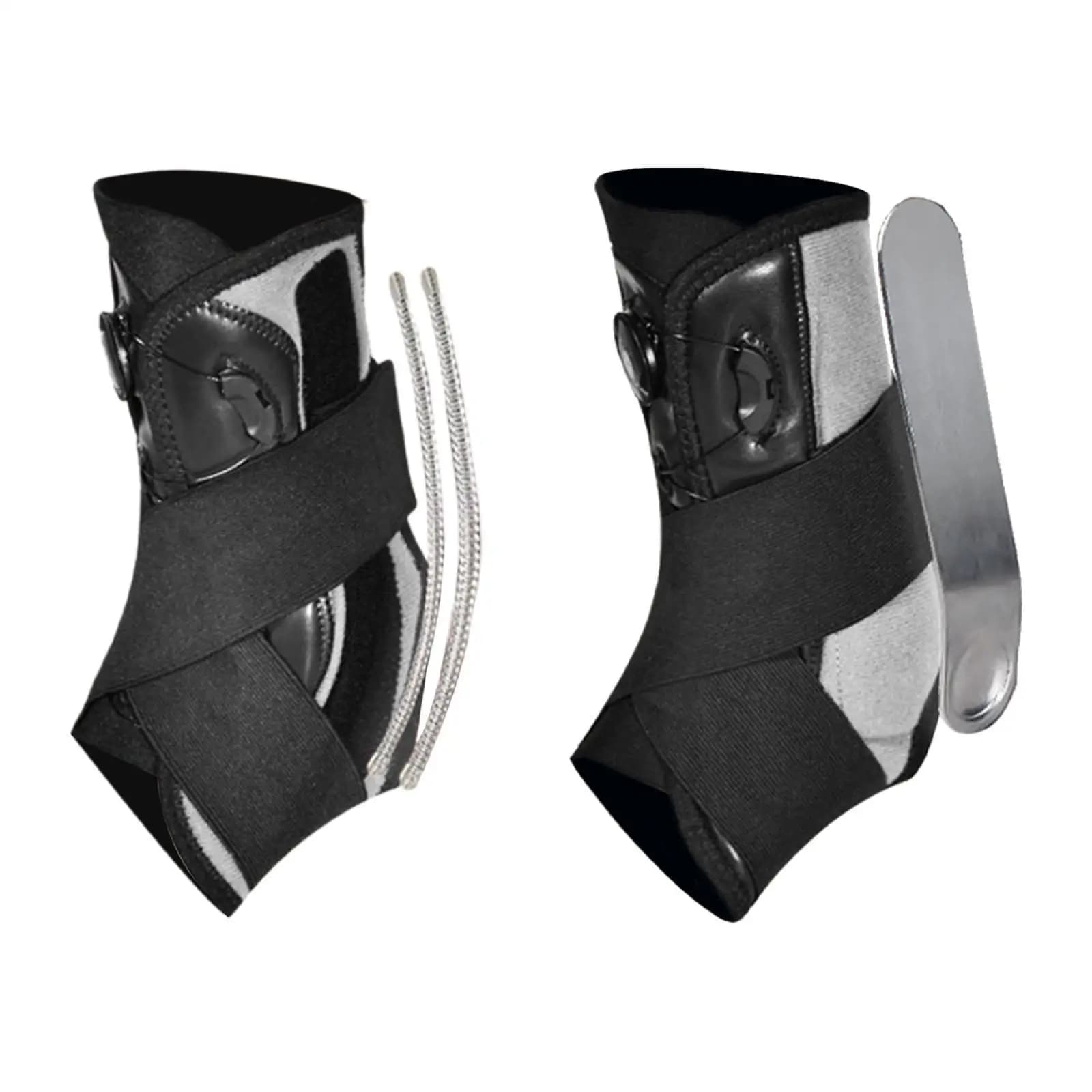 Stabilizzatore di supporto per caviglia Protezione sportiva per calcio Tutore sportivo per lesioni da passeggio Recupero distorsione Tutore per piede cadente