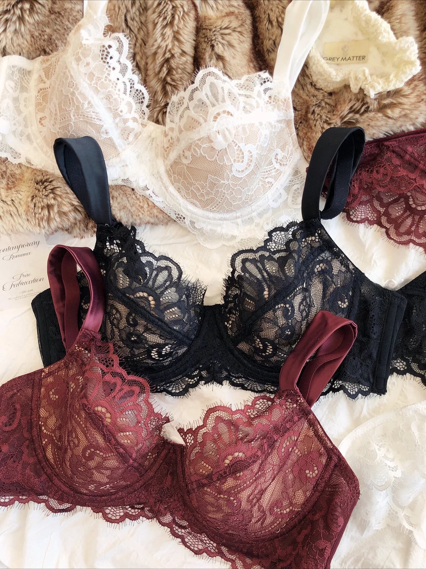 French Sexy Lace Embroidery Lingerie Set Women Thin Cup Push Up Bra Luxury Adjustable Wider Shoulder Strap Underwear CD Cup Bras