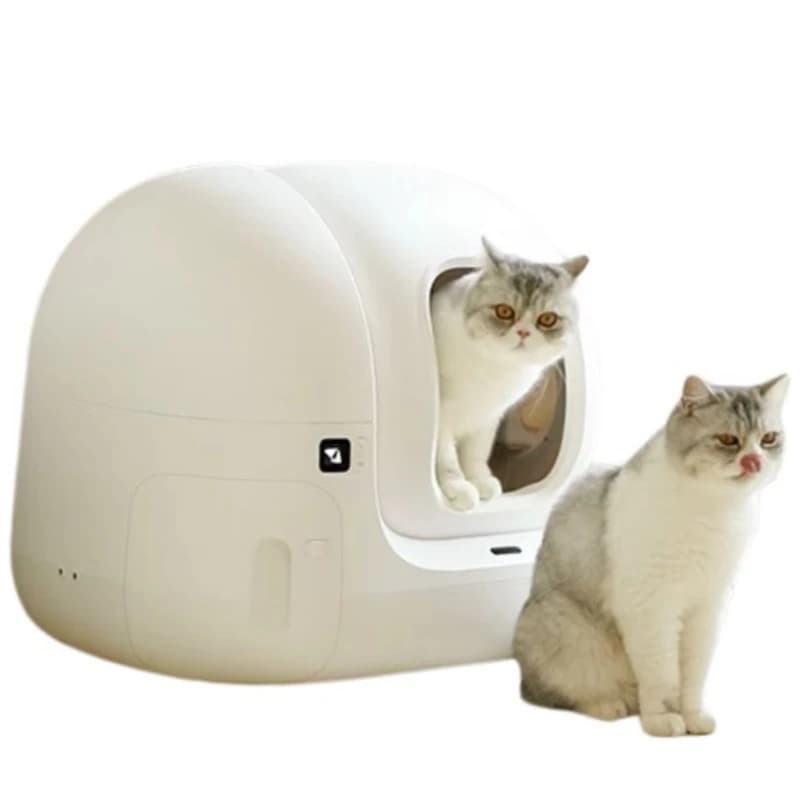 Automatic 76L Cat Litter Box App Control Smart Self Cleaning Cat Litter Box