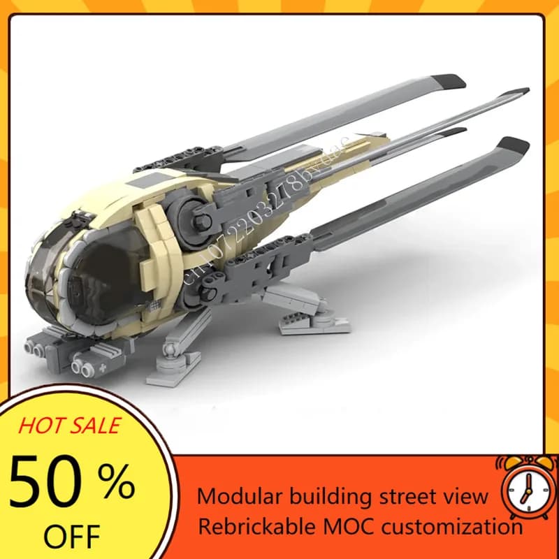 769PCS MOC Custom Puzzles Fremen Ornithopter Model DIY Assembled Holiday Aircraft Educational Creative adult Toys Xmas Gifts
