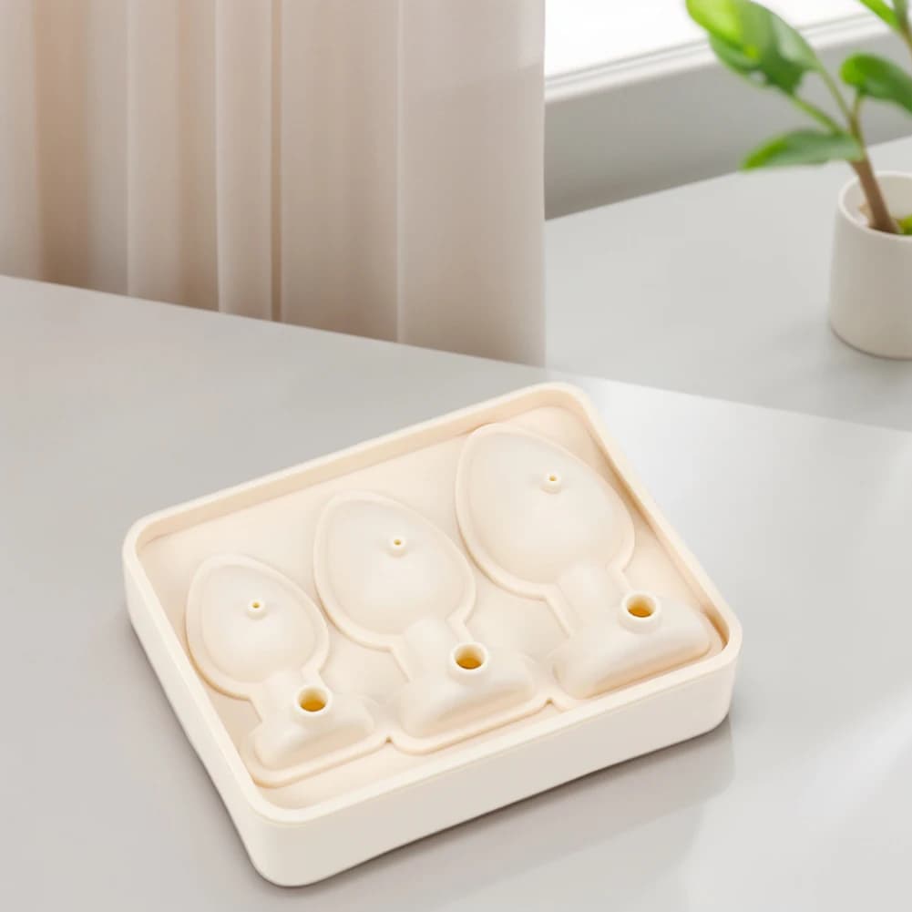 Stampo per Cubetti di Ghiaccio in Silicone a Forma Divertente, Riutilizzabile, per Succhi e Bevande