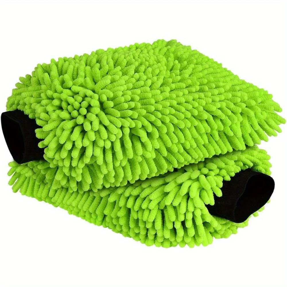 Microfiber for car cleaning for electric bicycle, 1/2-piece set without scratches and hairs, high quality rolling microfiber car wash gloves