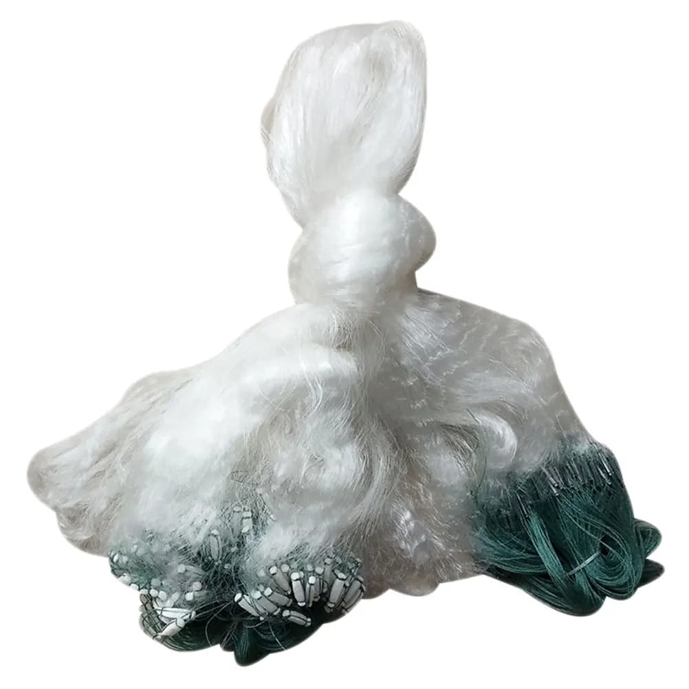 Pesce cinese Maglia appiccicosa Rete da pesca 100M Rete da lancio Esche per esche Rete per serigrafia Rete da pesca pieghevole retrattile Accessorio per la pesca
