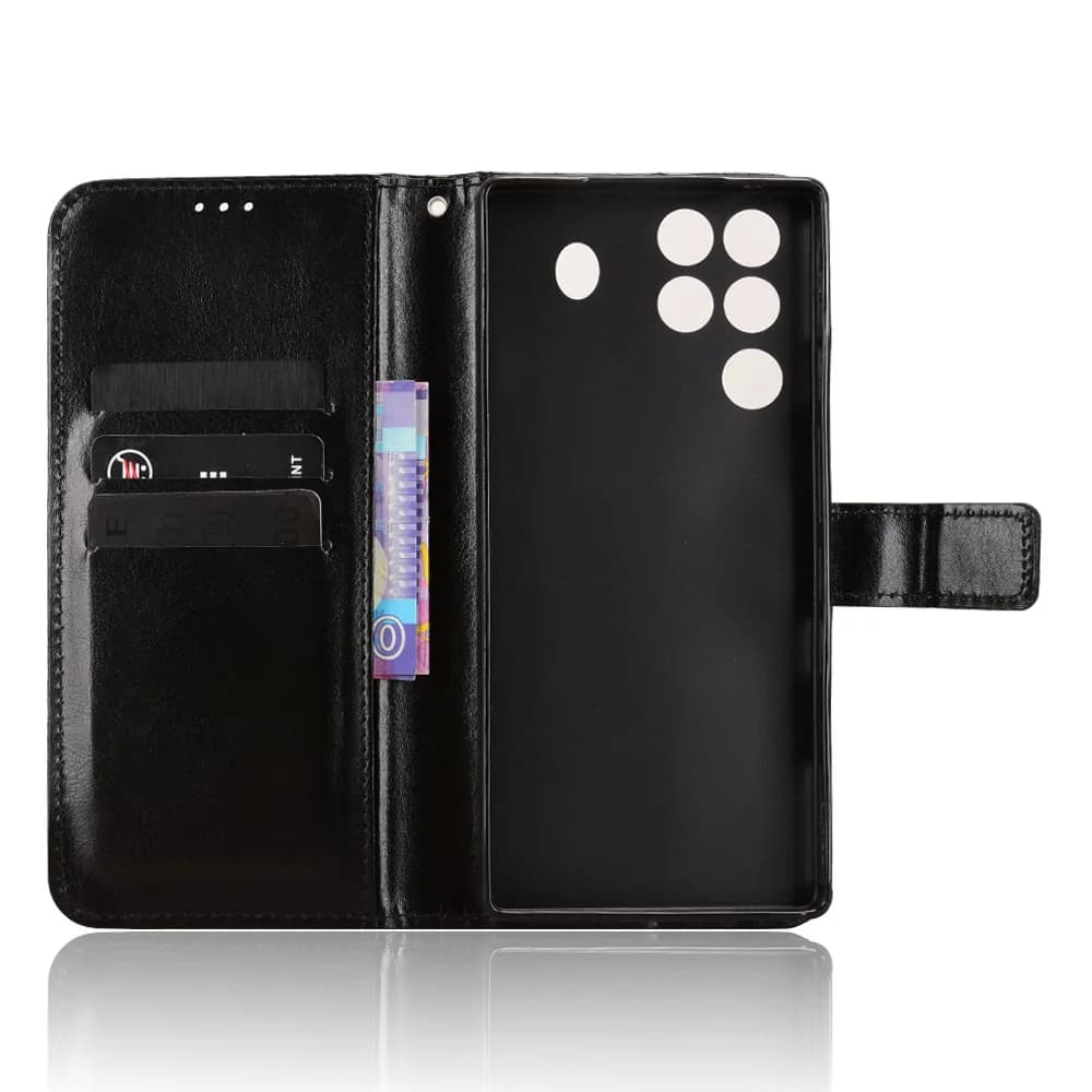 Custodia Protettiva di Lusso in Pelle PU con Funzione Portafoglio e Laccetto per ZTE Nubia Red Magic 11 Pro, con Supporto Integrato - Compatibile anche con RedMagic 11 Pro Plus