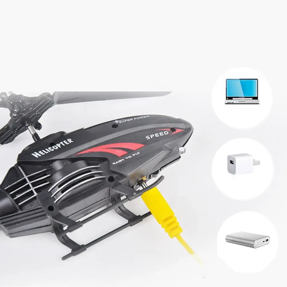 Regalo per Ragazzi: Elicotteri RC in Plastica, Ricaricabili USB, Mini Aerei Volanti per Adulti