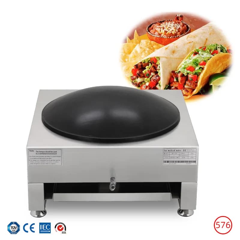 Gas Pancake Maker, Shandong, China Multigrain Pancake Maker, Commercial Street Vendor Pancake Oven, Pancake Griddle, Egg Pancake