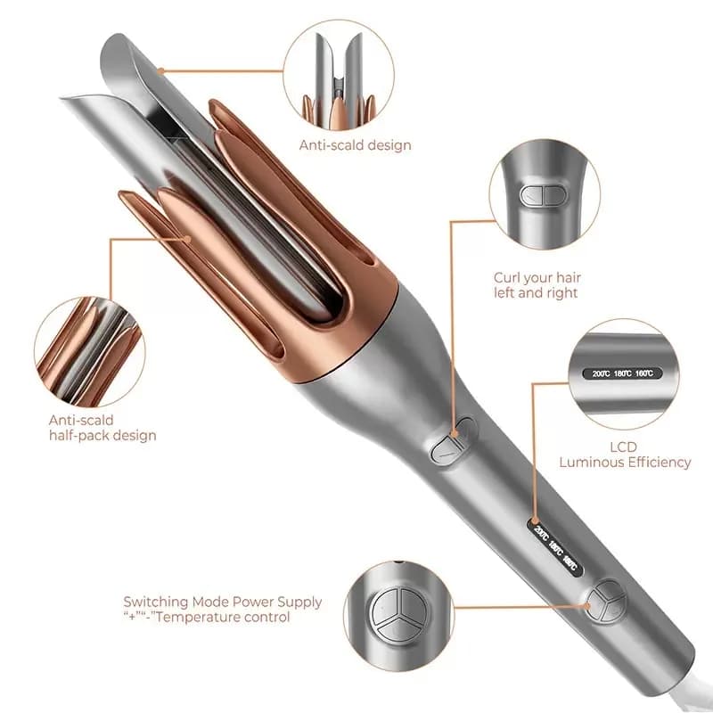 Iron curlers automatic iron curlers to negative ions 25mm Model of water wave Hair styling tool Styling sprocket curler