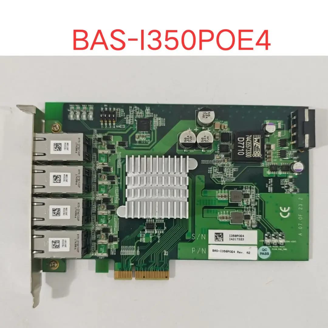 usato BAS-I350POE4 Rev. Test della scheda di acquisizione telecamera industriale A2 OK Spedizione veloce