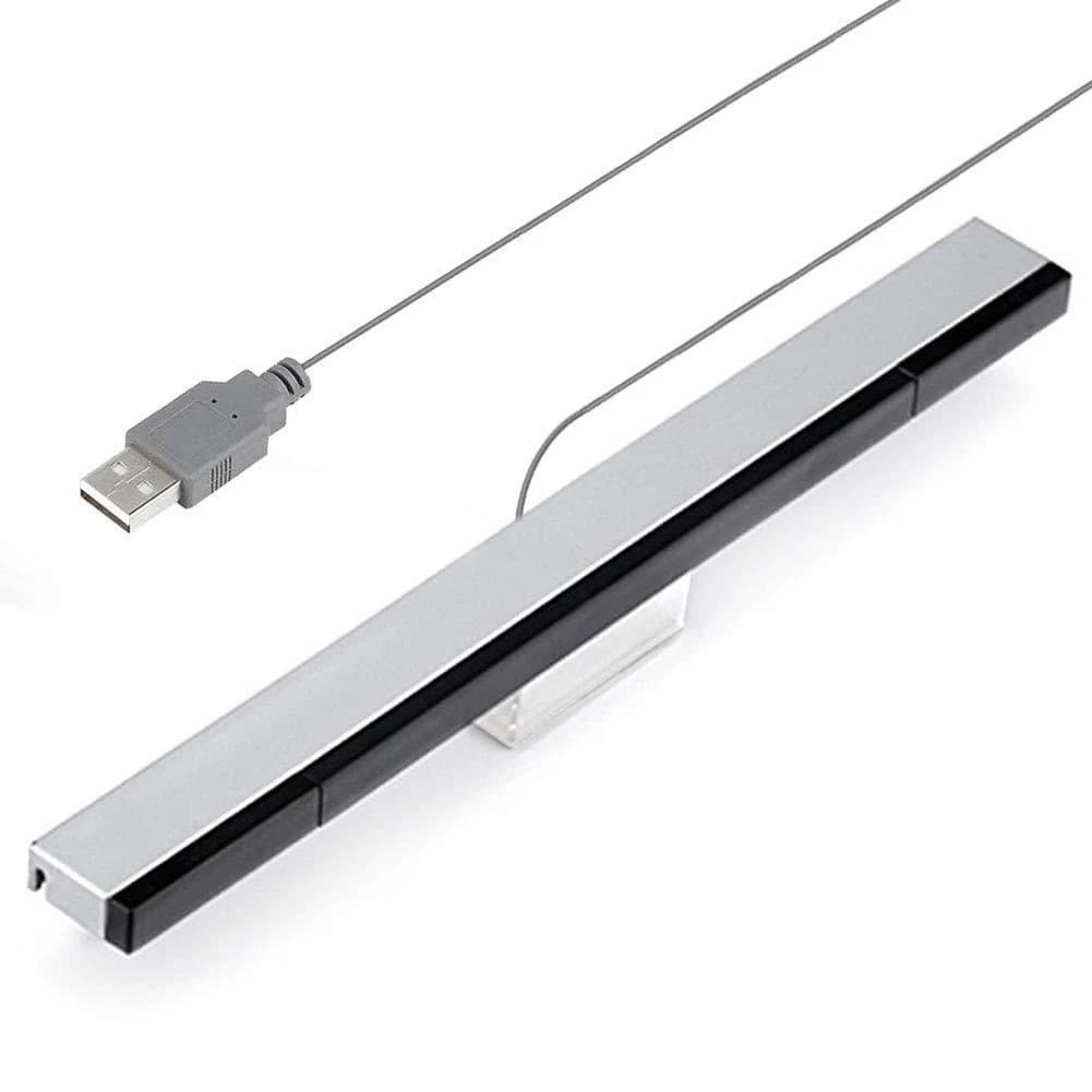 Barra sensore Sostituzione USB Accessori per console di gioco cablate Ricevitore sensore remoto per console Wii/Wii U