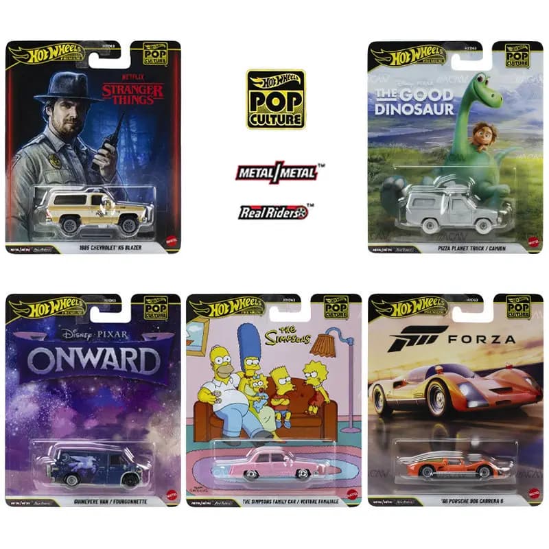 Genuine In Stock Hot Wheels Pop Culture Series Diecast Model Cars Real Riders Metal Porsche 906 Hxd63 Surprise Gift Toy Car