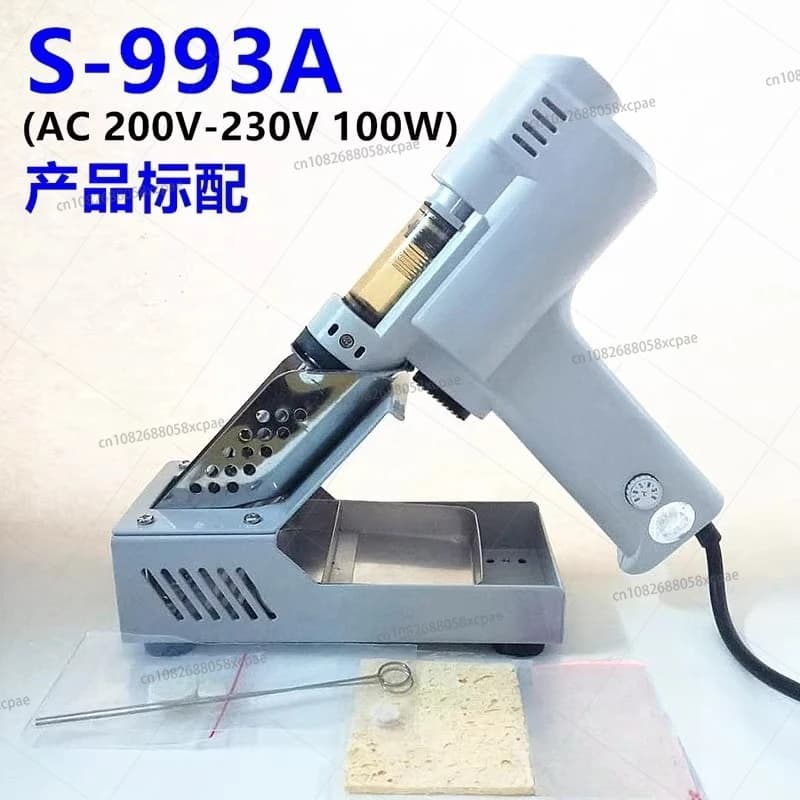 110 V/220 V Elettrico Pompa Dissaldatrice A Vuoto Saldatura Ventosa Pistola nucleo di riscaldamento di aspirazione di stagno S-993A nucleo della torcia nucleo di ferro 90 W