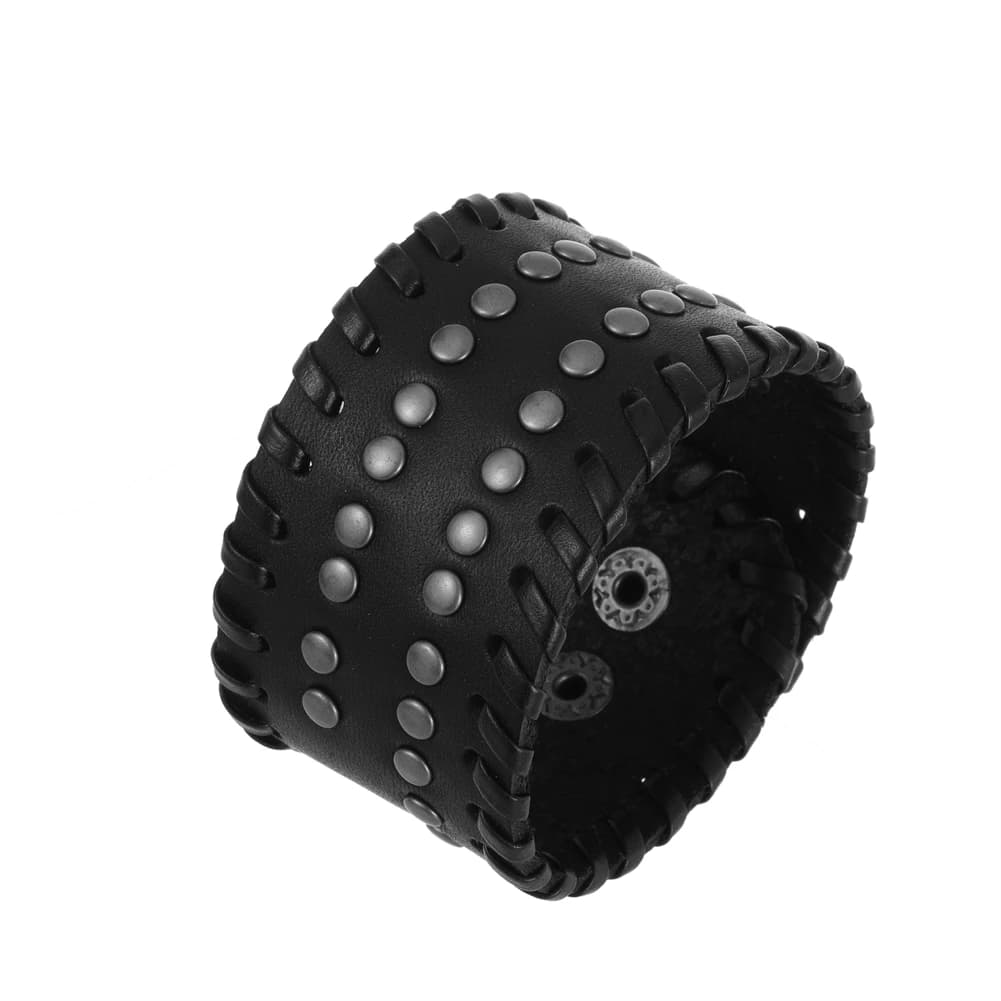 2023 Trend Jewelry bracciale in vera pelle intrecciato a mano da uomo bracciale Vintage in pelle larga Pulsera Hombre