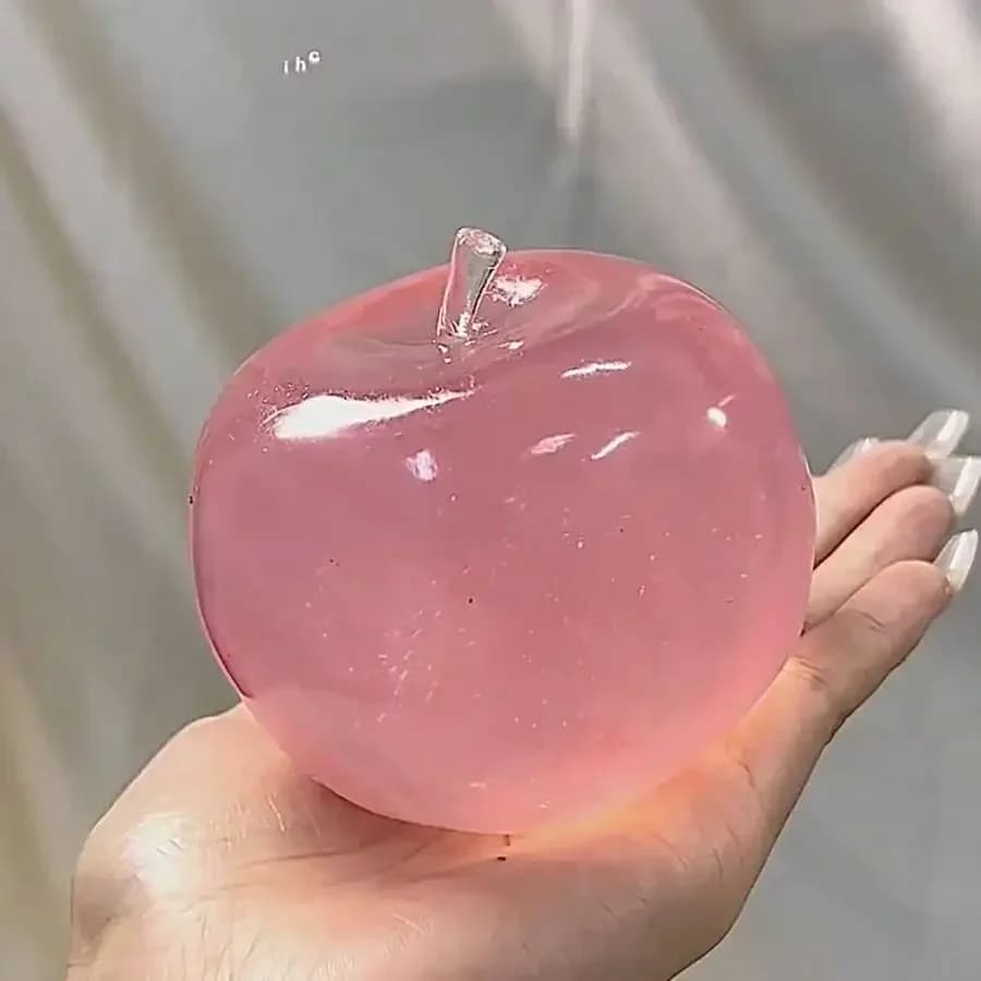 Creative Fun Green Tea, Blue Apple, Pink Apple, Red Apple Slow Rebound Malt Squeeze Toy, Super Soft Butter-Like Texture, Stress
