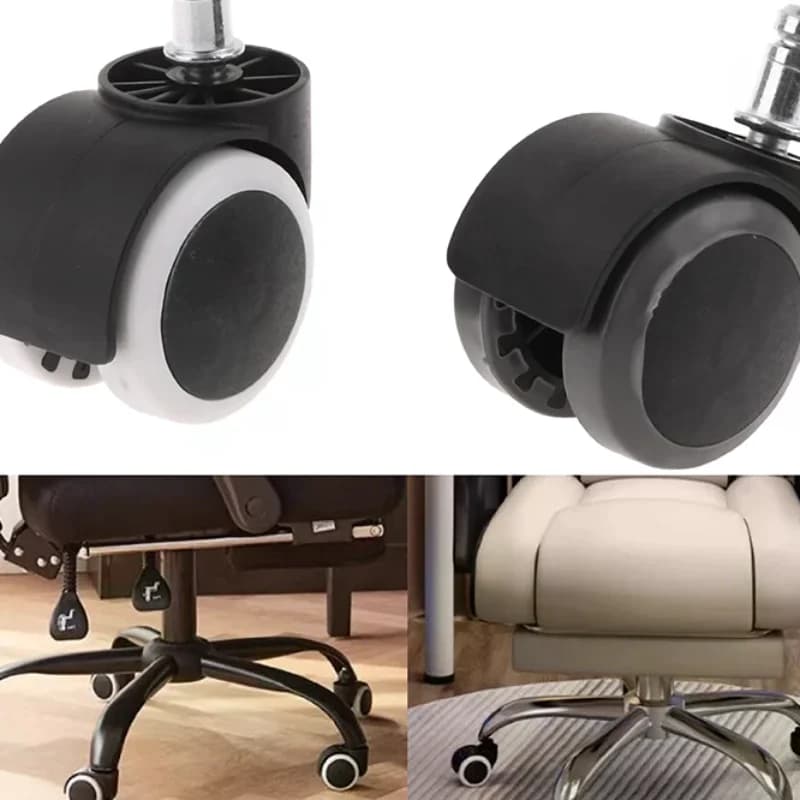 2 Inch Universal Swivel Caster Wheels Replacement Gaming Chair Office Chair Casters Furniture Hardware