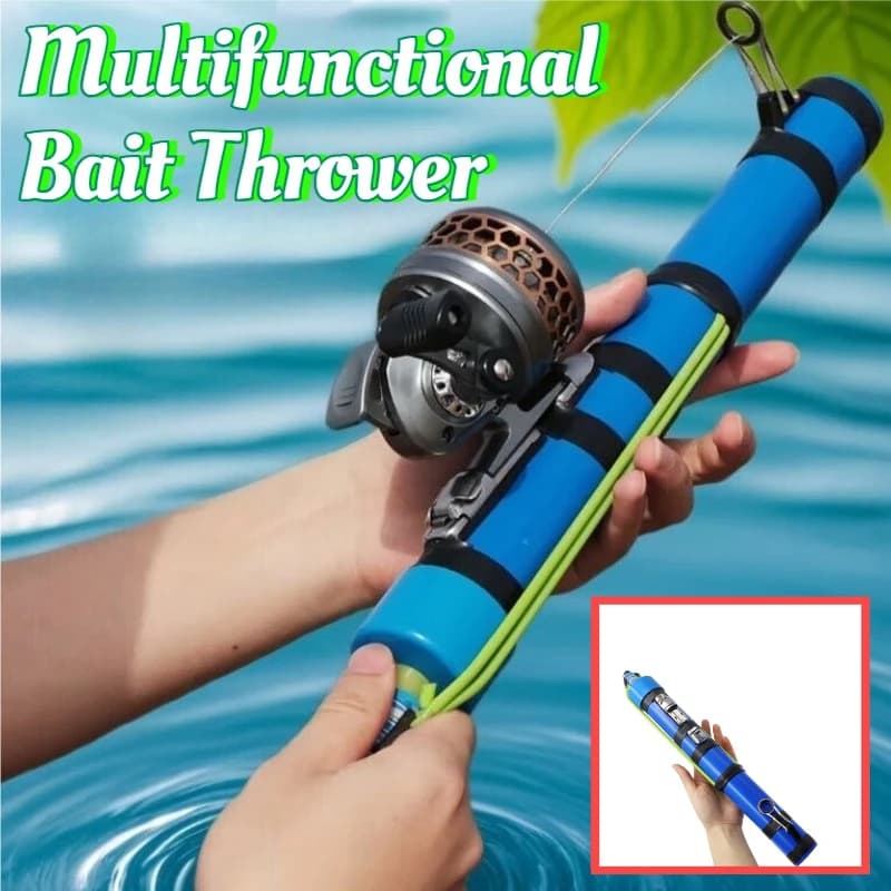 Canna da Pesca Leggera per Lancio di Esche, Portatile e Multifunzionale, Attrezzatura e Accessori per la Pesca