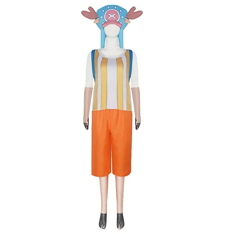Anime Pirate King Tony Costume Cosplay Top Pants Gloves Hat Socks Dress Chopper Role Game Uni4;v'5,f;6.j;8'