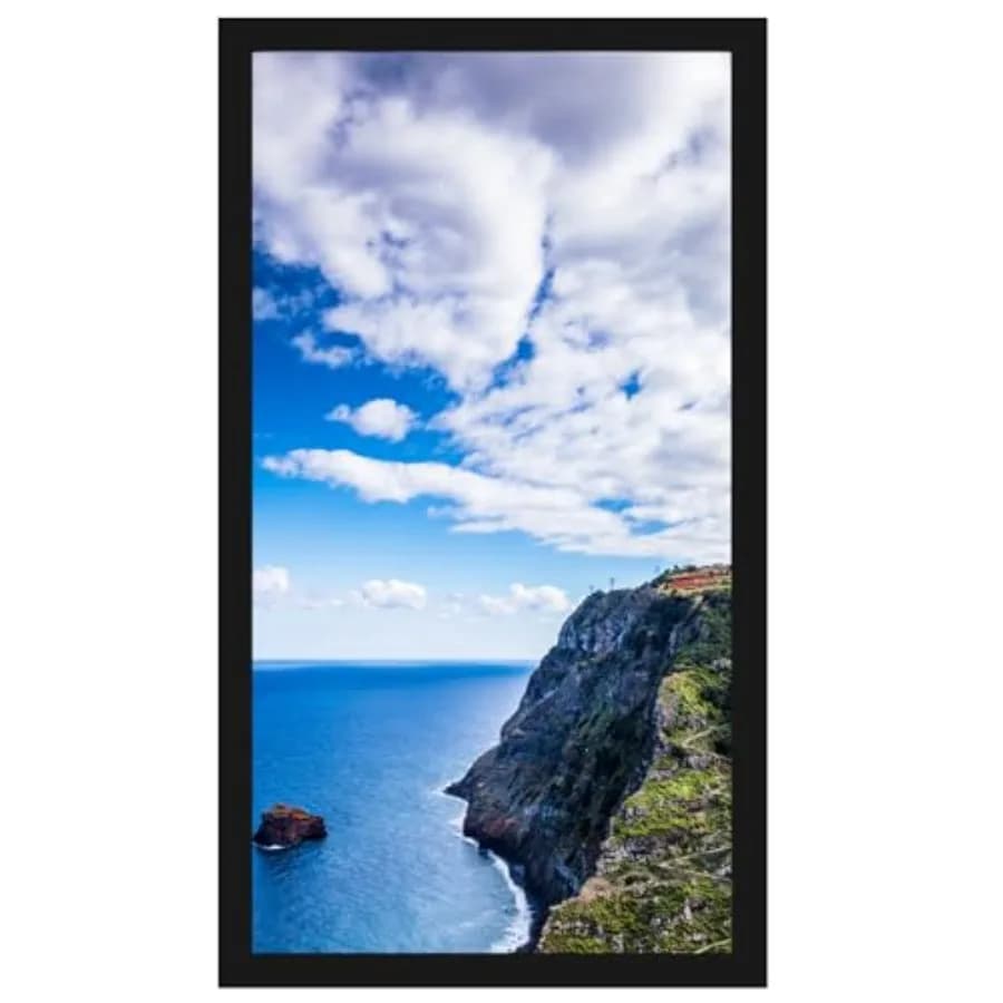 Black Picture Frame, Wall Mounting Horizontally or Vertically, Decoration for Photos, Paintings, Posters, Artwork