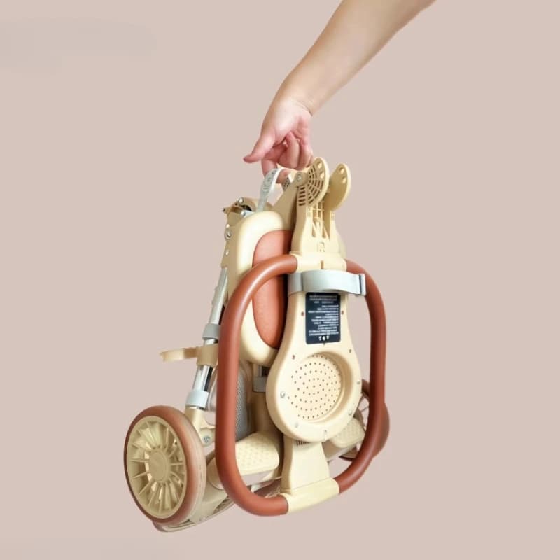 Passeggino Leggero da 4kg, Passeggino Portatile da Viaggio, Passeggino Ultraleggero Pieghevole con Parasole, Passeggino per Passeggiate