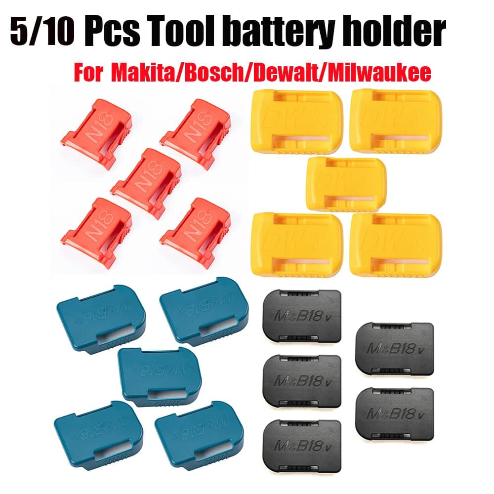 3/5 pcs battery housing for Rack battery housing for Bosch for dewalt for Milwaukee 18V