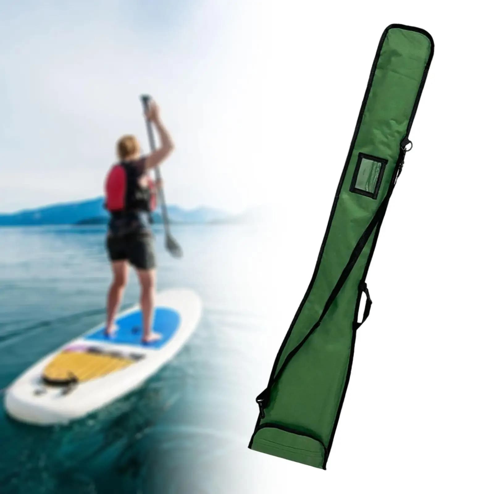 Dragon Boat Paddle Bag, Kayak Paddle Bag, Wear Resistant Practical Organizer, Carrying Holder for Canoeing Water Sports