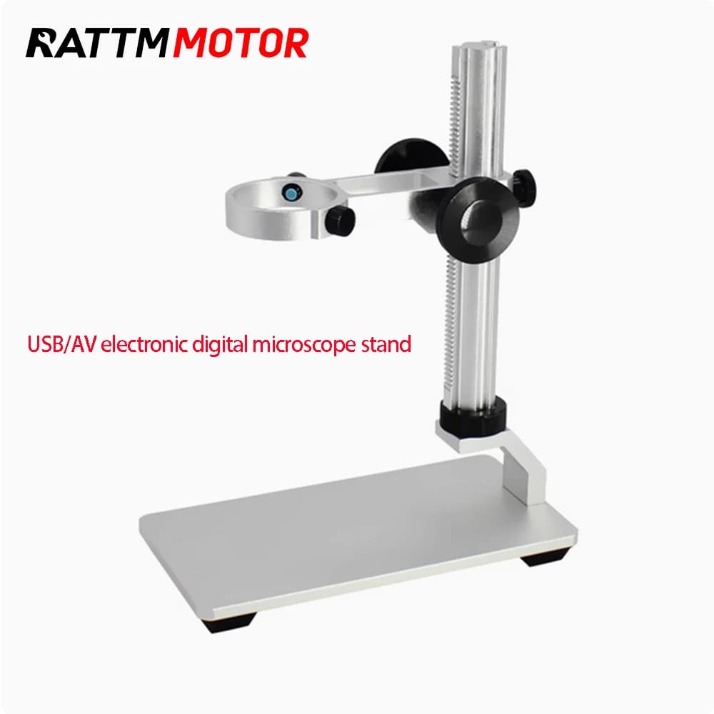 Microscopio digitale elettronico USB/AV staffa in lega di alluminio tavolo imbuto con staffa regolabile per ascensore portatile universale